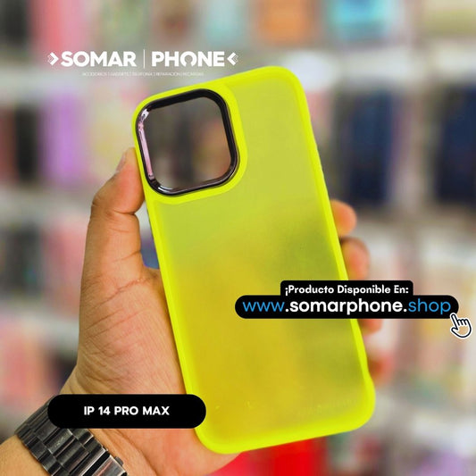 Funda Spacio3 Para iPhone 14 Pro Max Amarillo