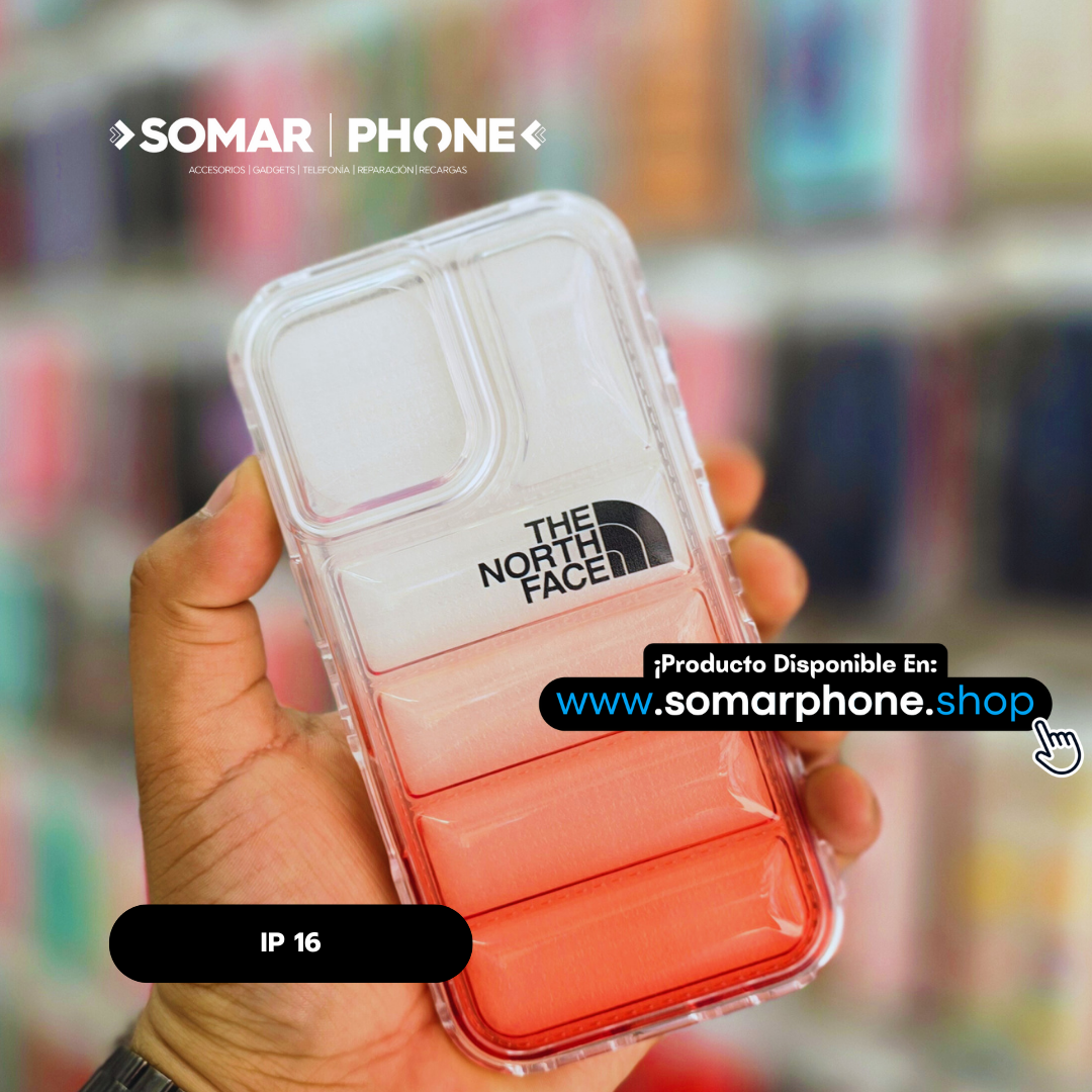 Funda Diseño Para iPhone 16 TNF Rojo Desvanecido