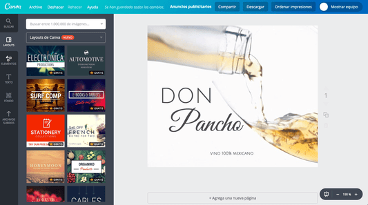 1 Año de suscripción a CANVA PRO
