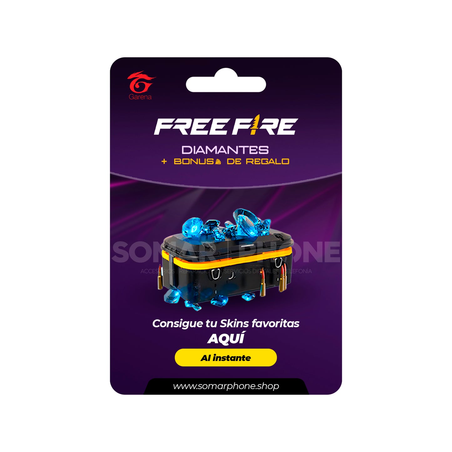 Garena Free Fire 100+10 Diamantes - Recarga